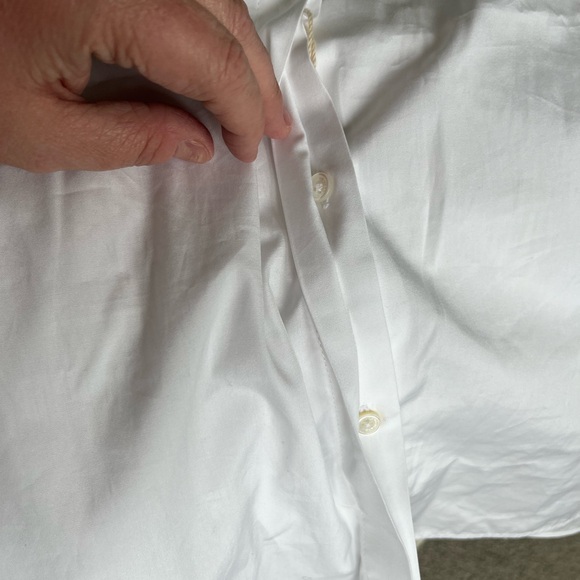 NWT MaxMara Weekend Sleeveless White with Blue Embroidered Top Size 8 - Picture 5 of 10